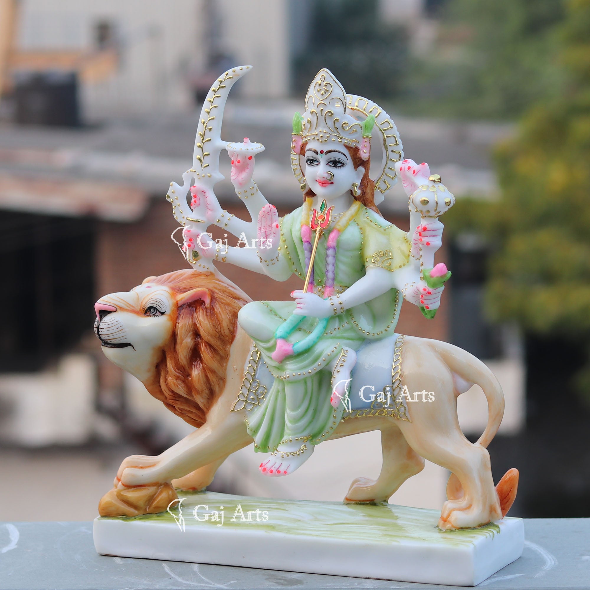 Durga Maa Marble Idol | 18 Inch