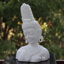 White Marble Lady Statue | 18 Inch