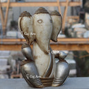 White Marble Modern Ganesha Idol | 18 Inch