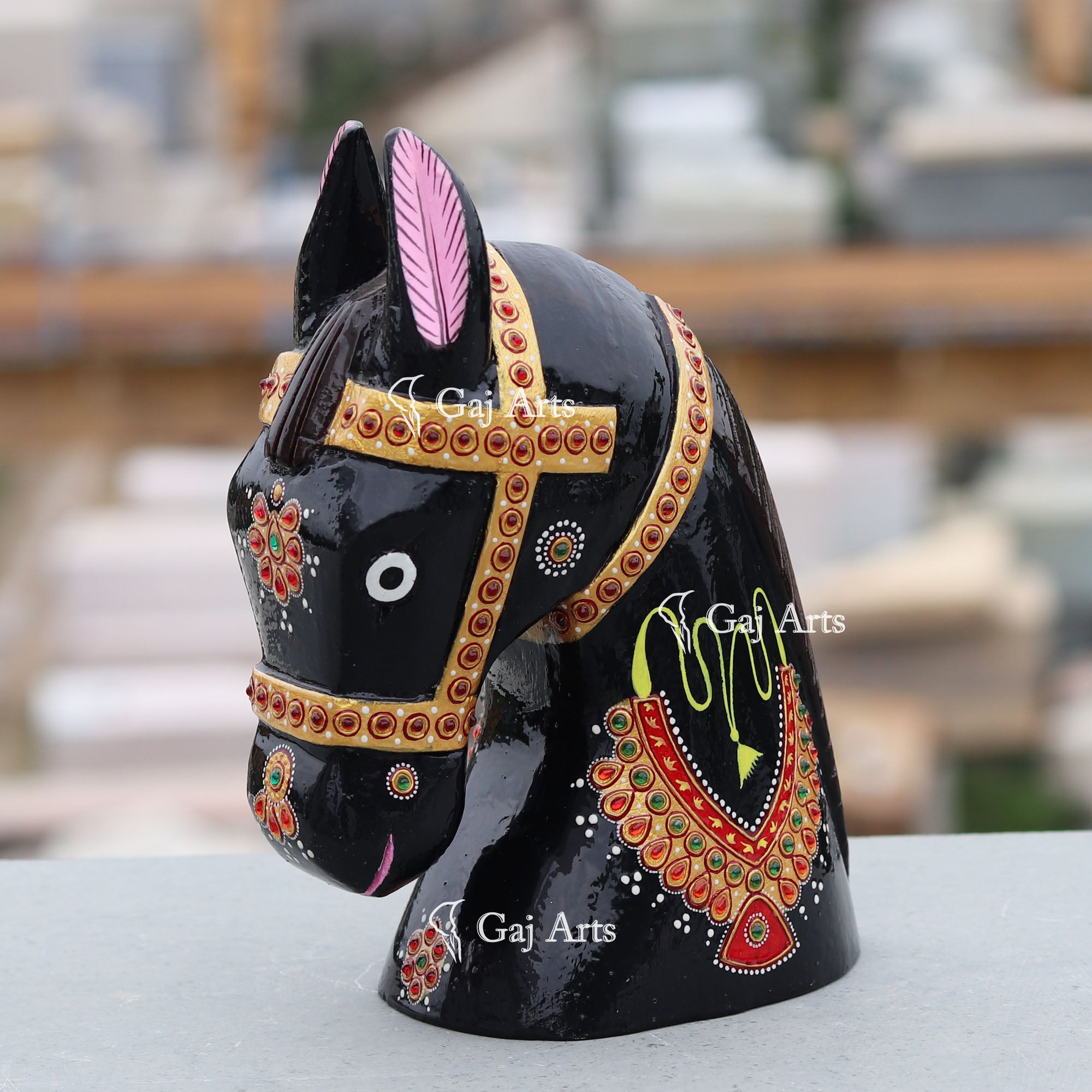 Wooden Horse 8"