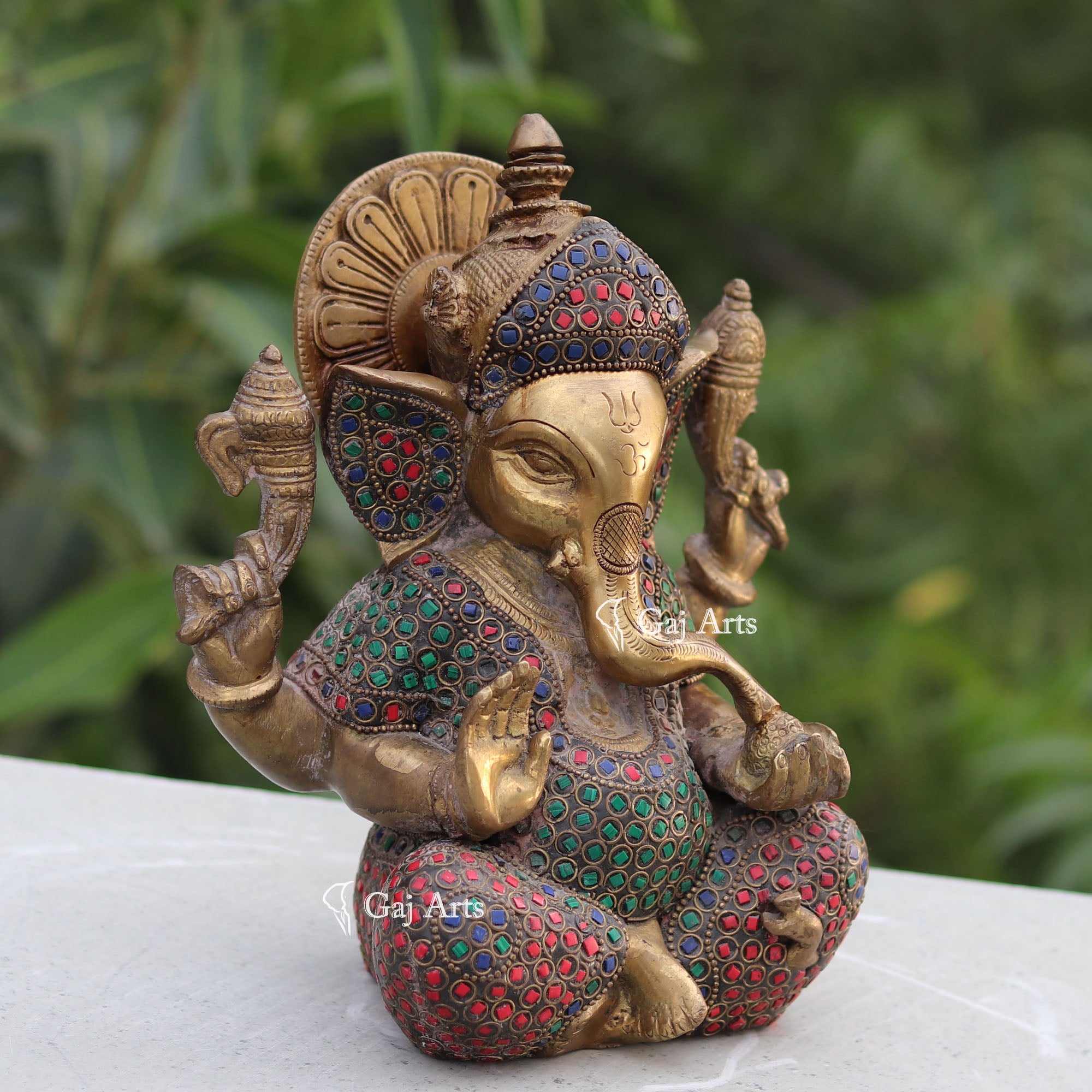 Metal Ganpati Idol | 9 Inch