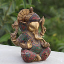 Metal Ganpati 9"