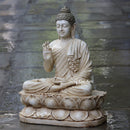 Korean Marble Buddha Statue | 24 Inch