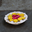 Marble Flower Bowl 12”