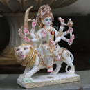 Marble Durga Mata Idol | 18 Inch