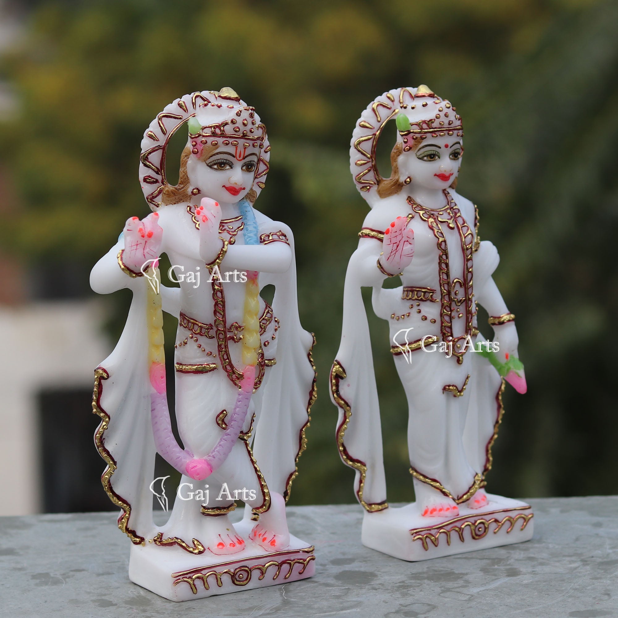 Ethiopia Radha Krishna Idol | 9 Inch