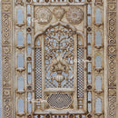 White Marble Jali Wall Panel | 81 Inch