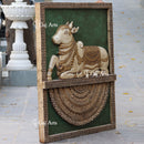White Marble Nandi Wall Panel | 57 Inch