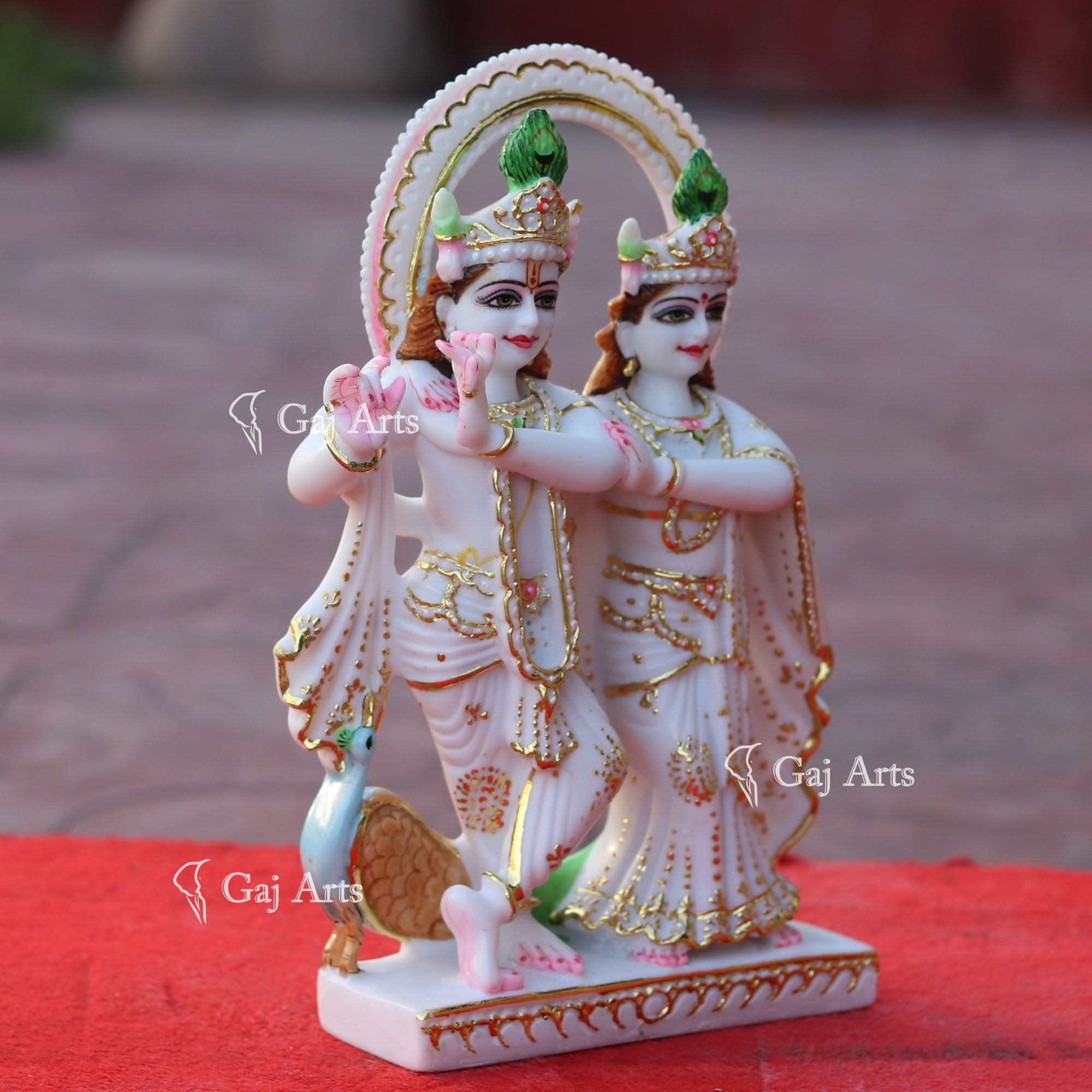 Marble Radha Krishna Jodi | 12 Inch