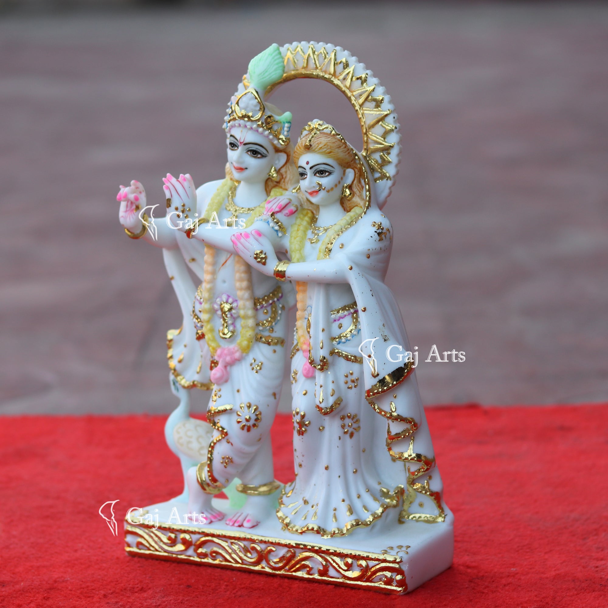 Marble Radha Krishna Jodi Idol | 12 Inch