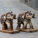 Rajnagar White Marble Elephant Statue | 24 Inch