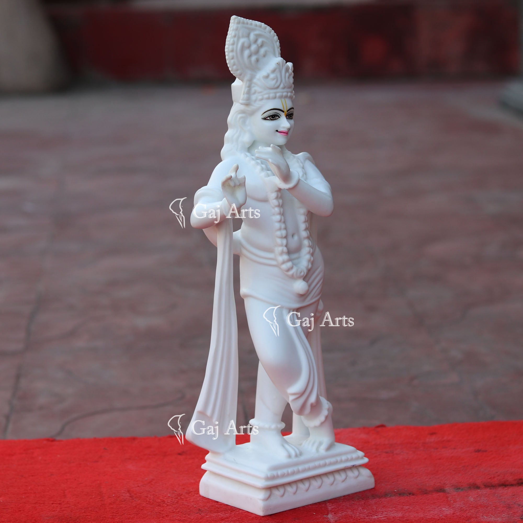 Marble  Krishna Idol | 18 Inch