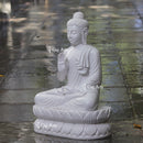 White Marble Buddha Statue | 30 Inch