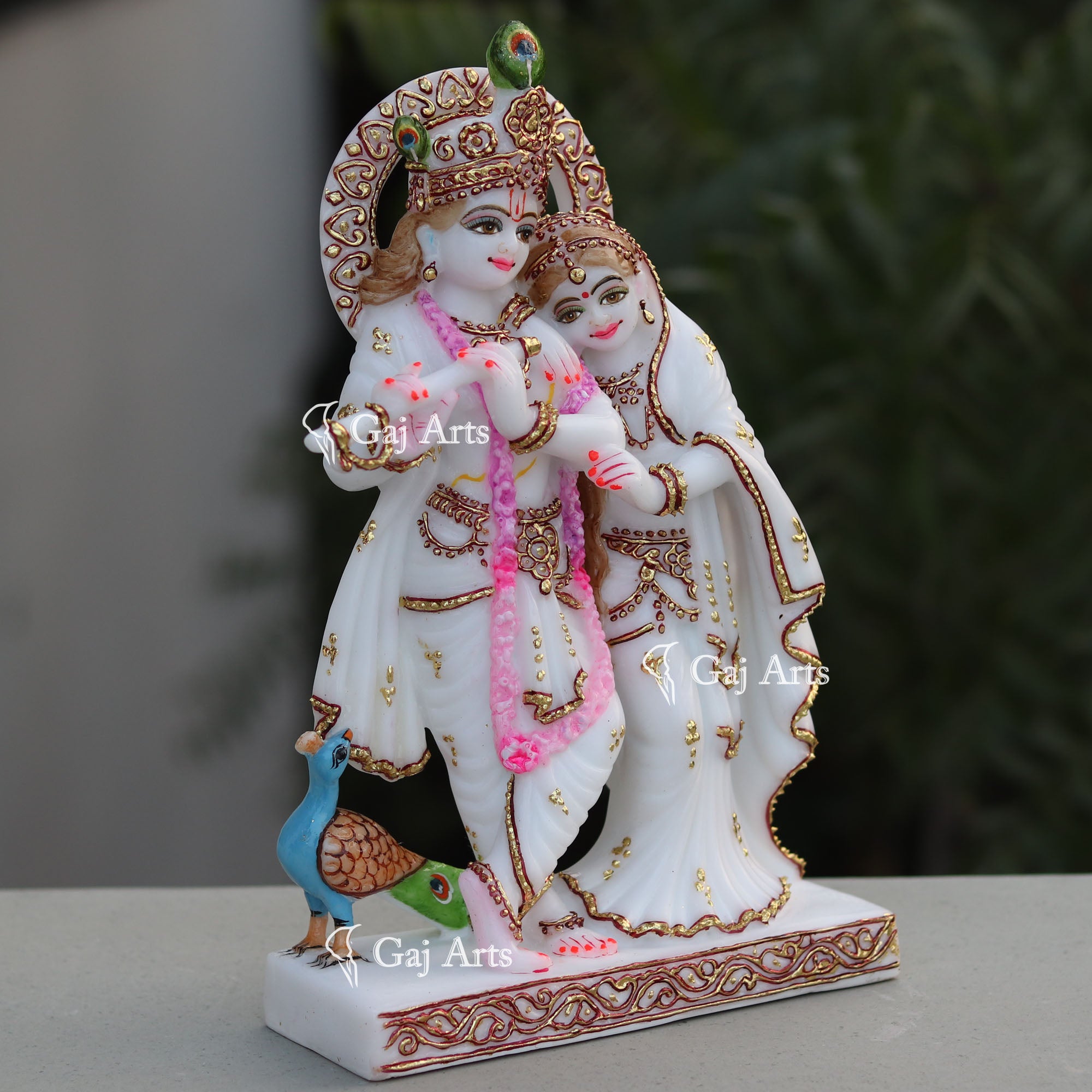 Marble Radha Krishna Jodi Idol | 12 Inch