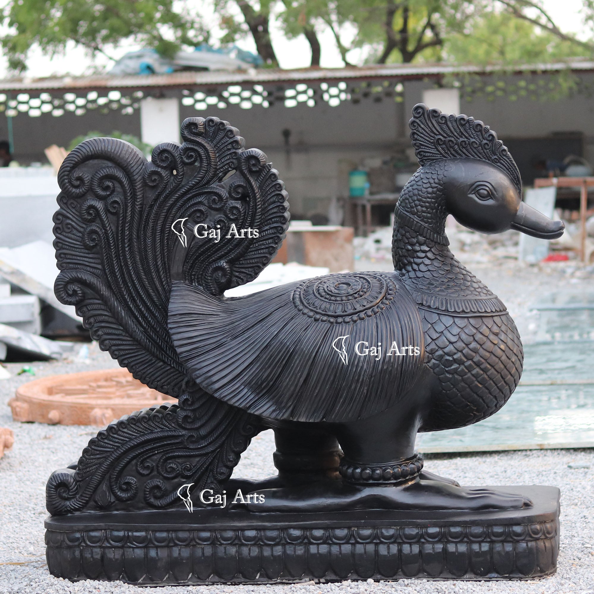 Black Marble Annapakshi  | 60 Inch