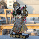 Black Marble Shreenath Ji Statue | 24 Inch