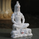 Adiyogi Lord Shiva Marble Statue 11 Inch