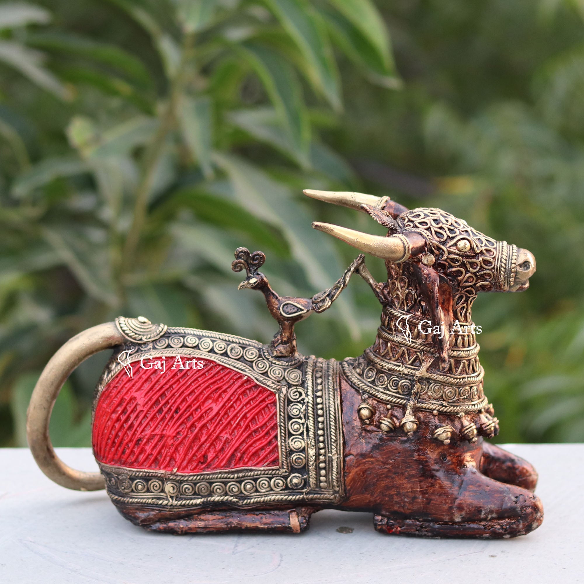 Bastar Dhokra Art Nandi 11"
