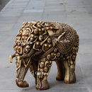 Marble Elephant Statue | 30 Inch