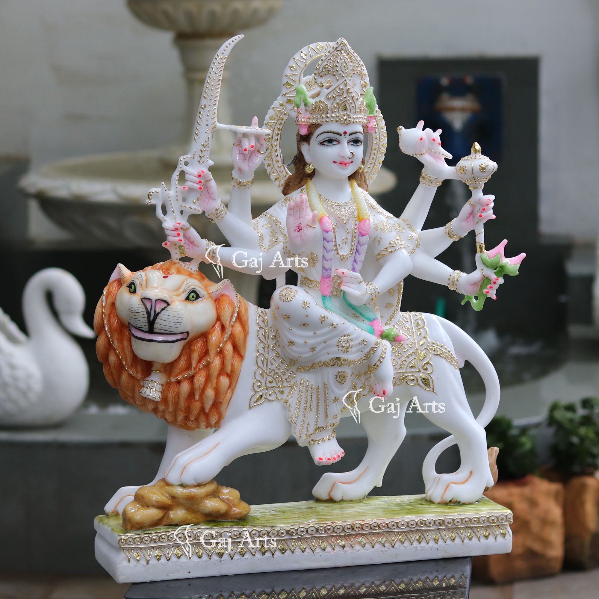 Ethiopia Durga Mata Idol | 27 Inch