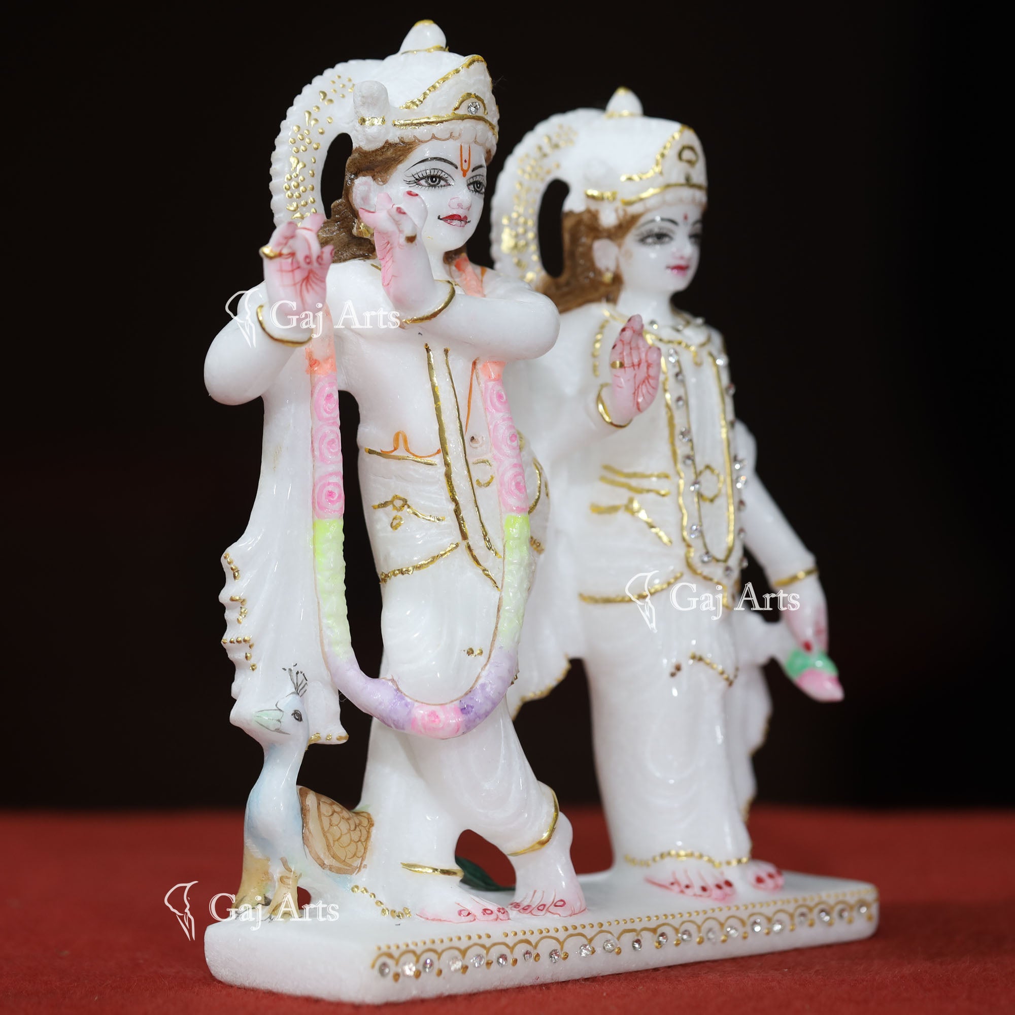 Marble Radha Krishna Jugal Jodi | 8 Inch