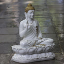 Korean Marble Buddha Statue | 24 Inch