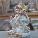 Ethiopia Marble Hanuman Ji Idol | 12 Inch