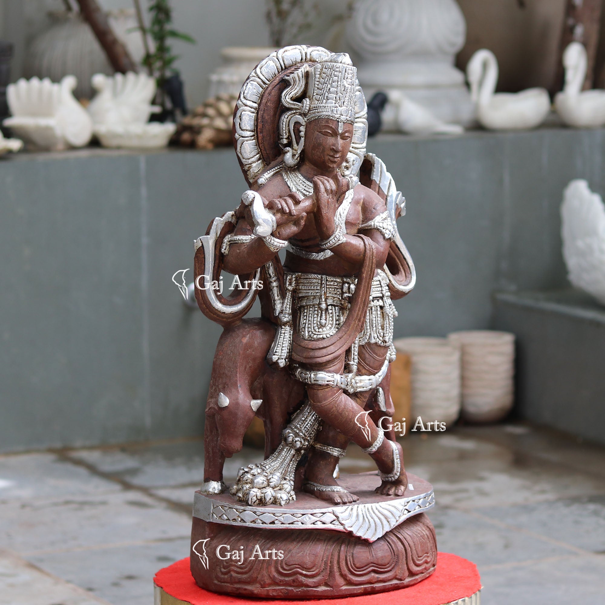 Sand Stone Go Gopal Antique Idol | 30 Inch