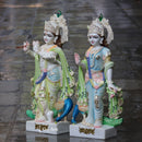 Korean Marble  Radha Krishna Idol | 30 Inch