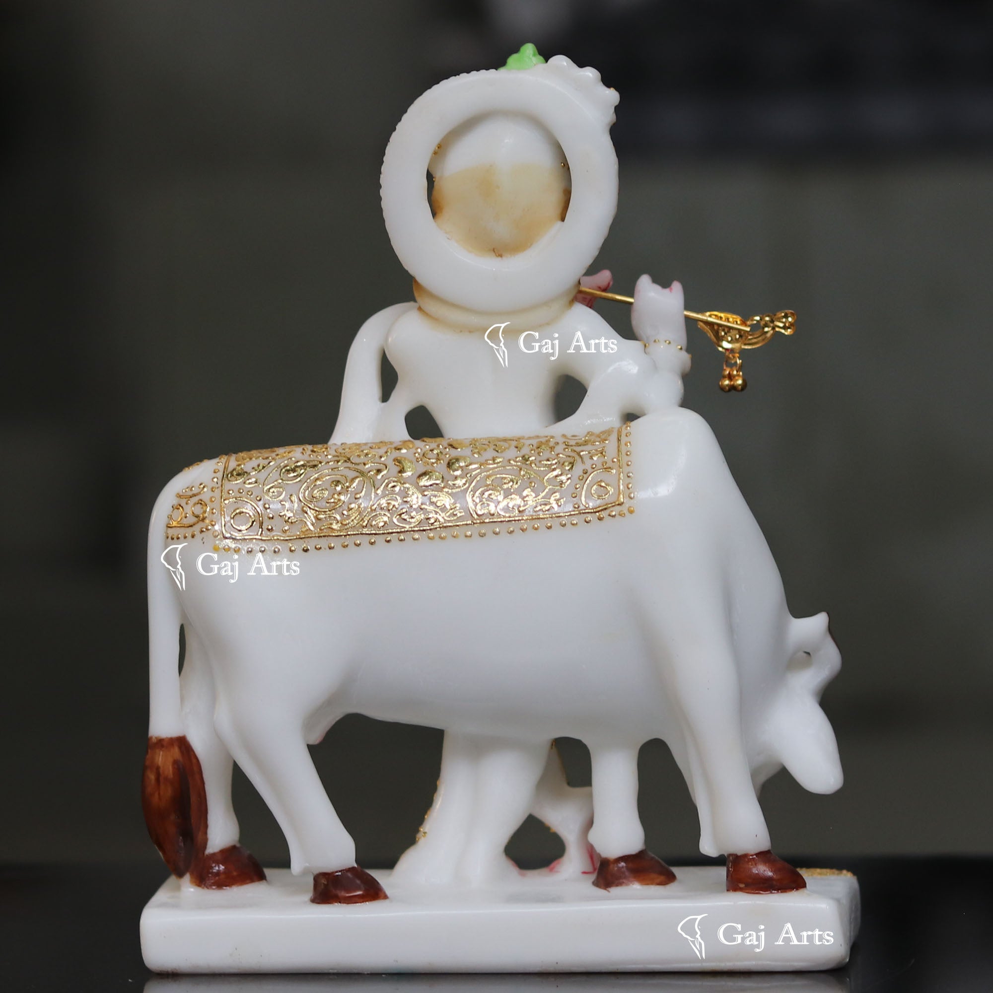 Marble Ethiopia Go Gopal Idol | 9 Inch