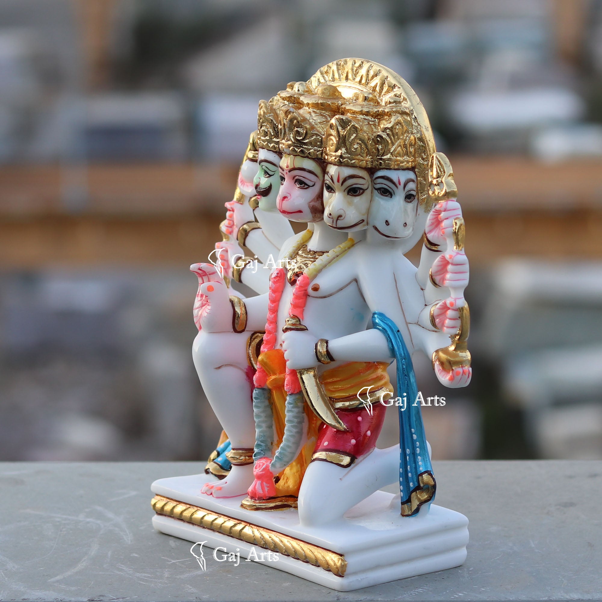 Panchmukhi Hanuman Ji Idol | 9 Inch