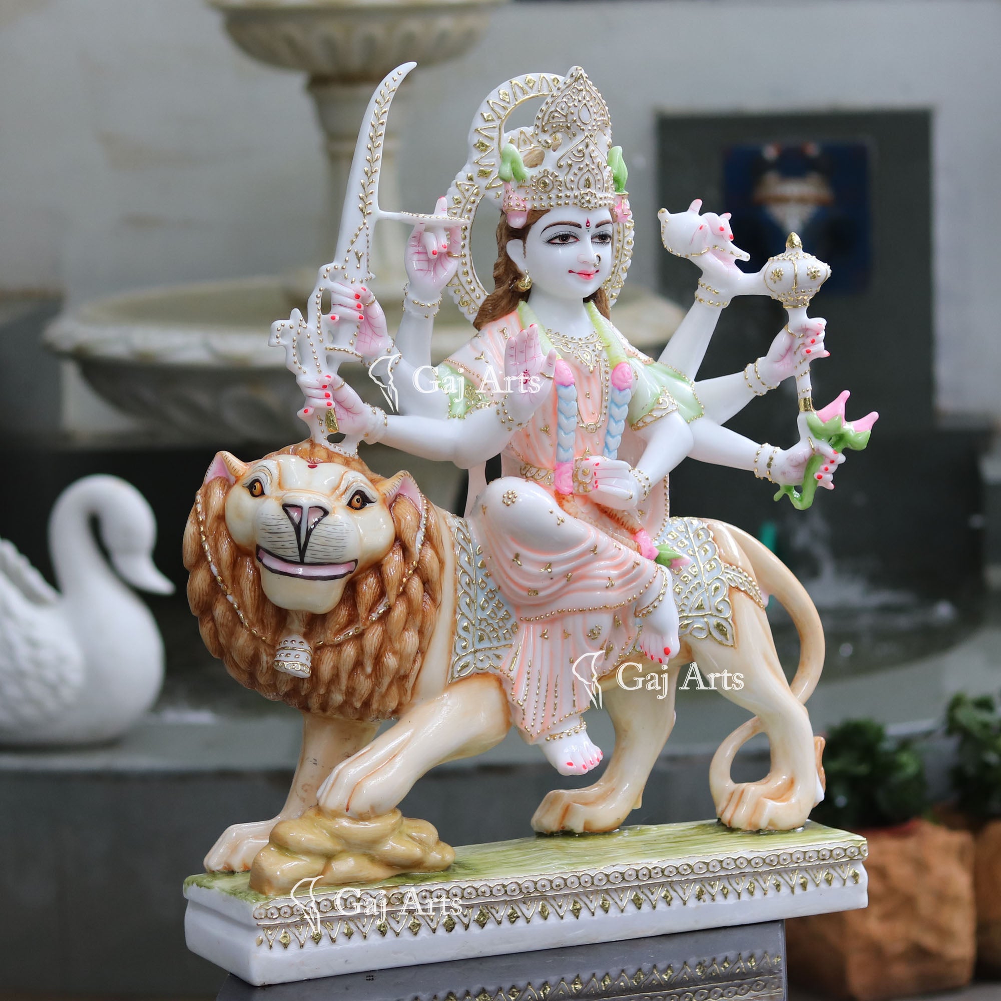 Ethiopia Durga Mata Idol | 27 Inch