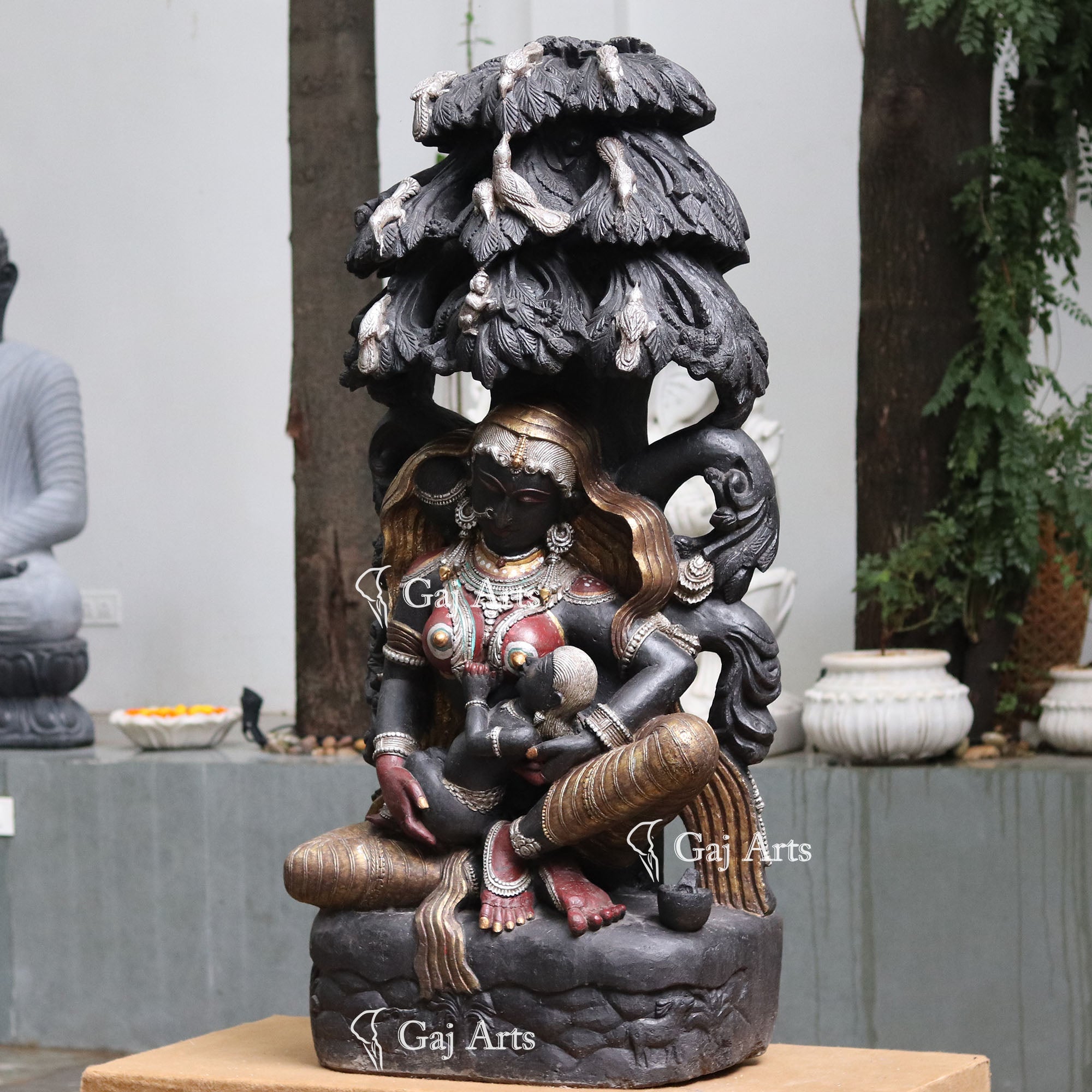 Sandstone Lady Statue | 60 Inch