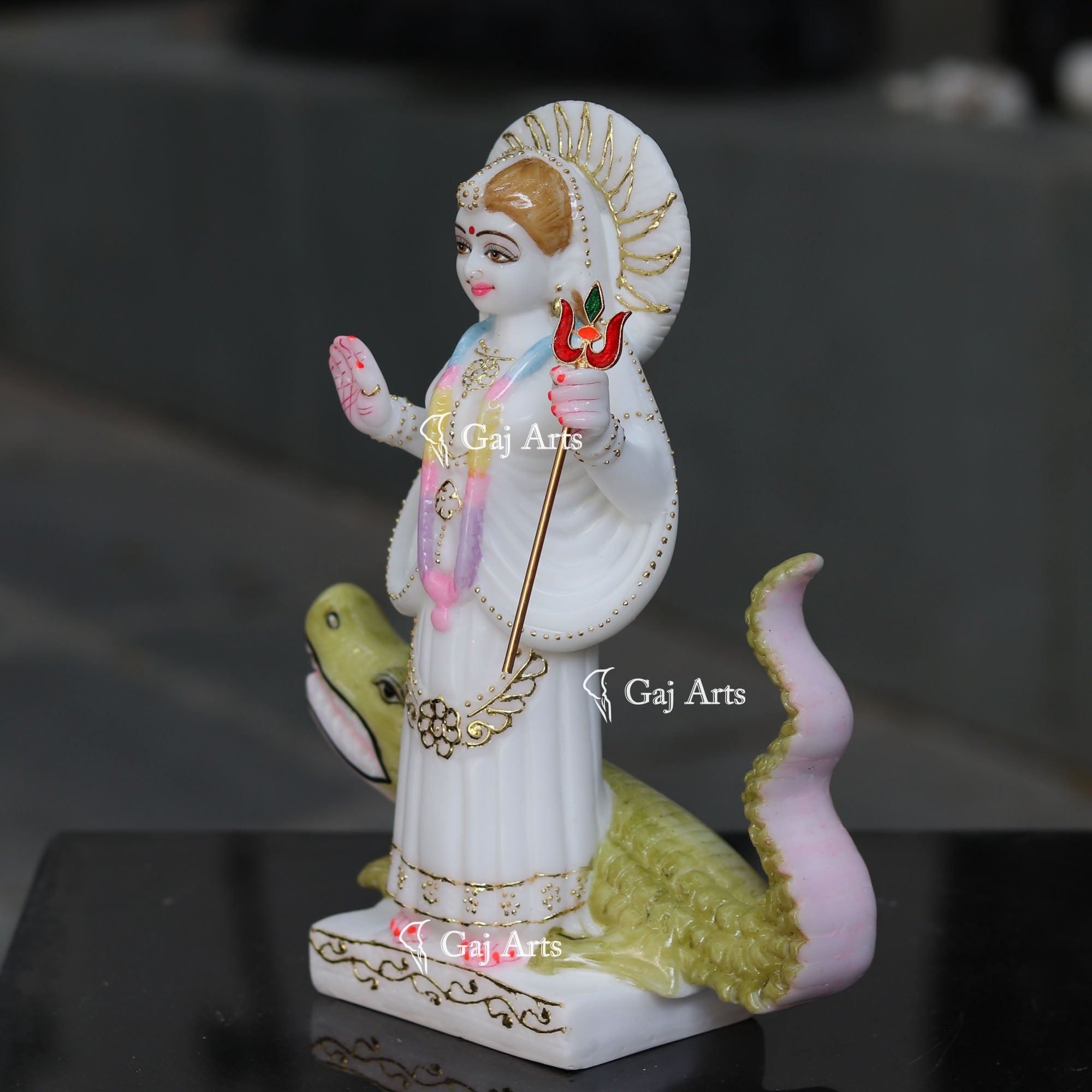 Marble Khodiyar Maa Idol | 12 Inch