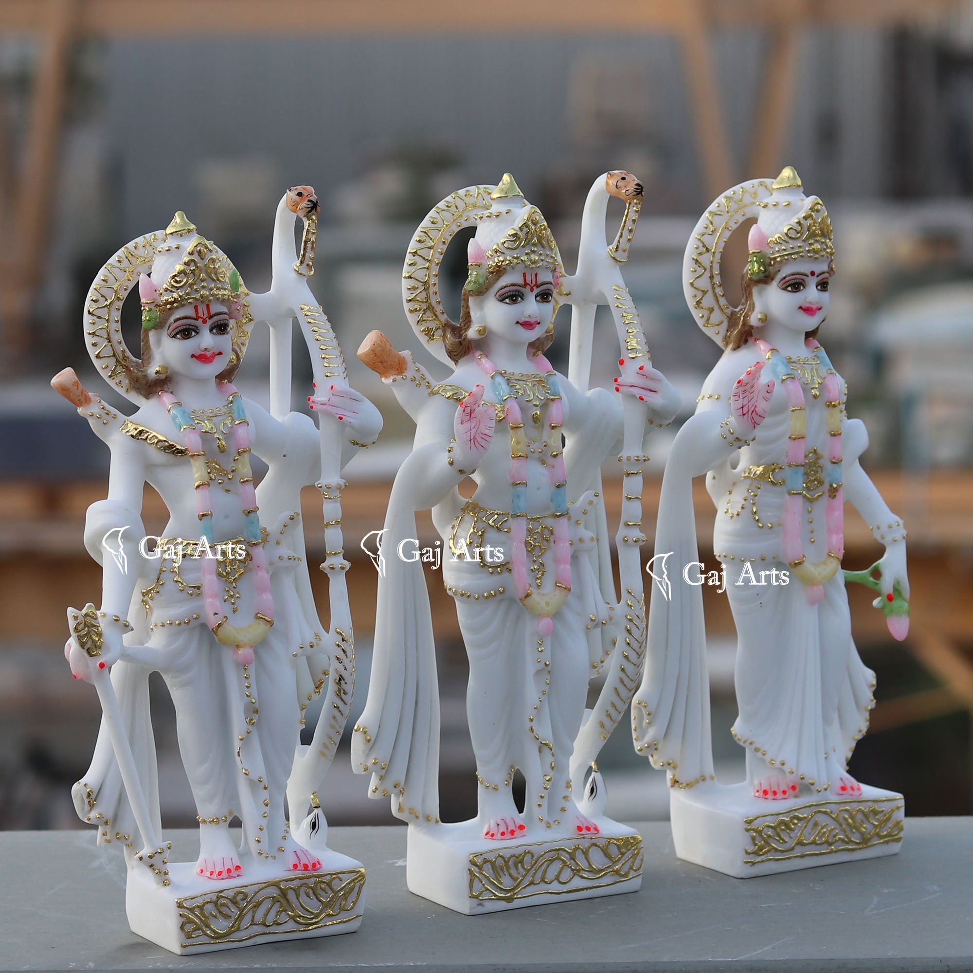 Ethiopia Marble Ram Jodi Idol | 12Inch