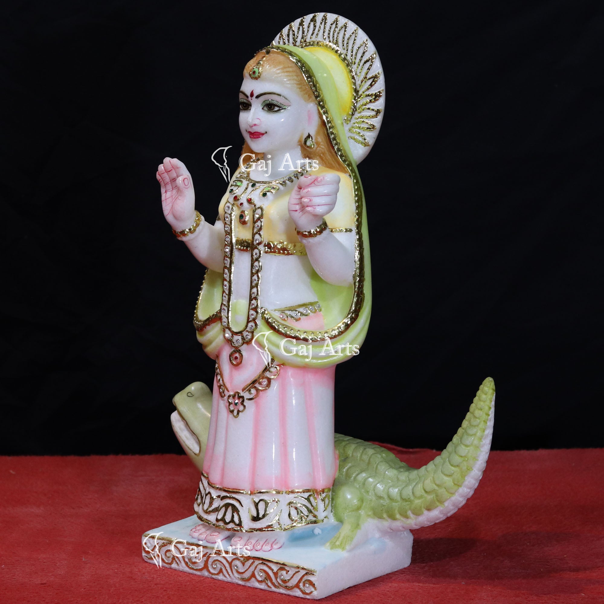 Marble Khodiyar Maa Idol | 15 Inch