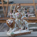 Marble Durga Mata Idol | 18 Inch