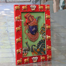 Wooden Shreenath Ji Wall Panel | 48 Inch