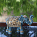 Korean Marble Elephant Statue | 9 Inch