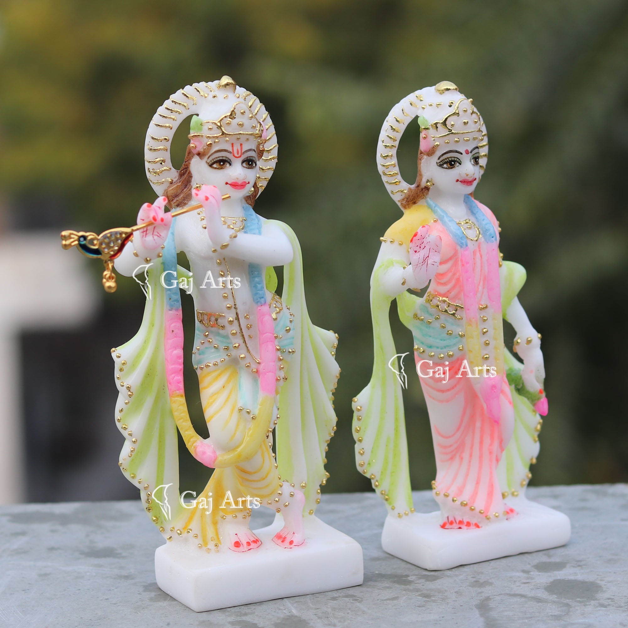 Classic Radha Krishna Idol | 7 Inch