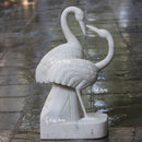 White Marble Swan| 36 Inch