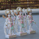 White Marble Ram Jodi Idol | 24 Inch