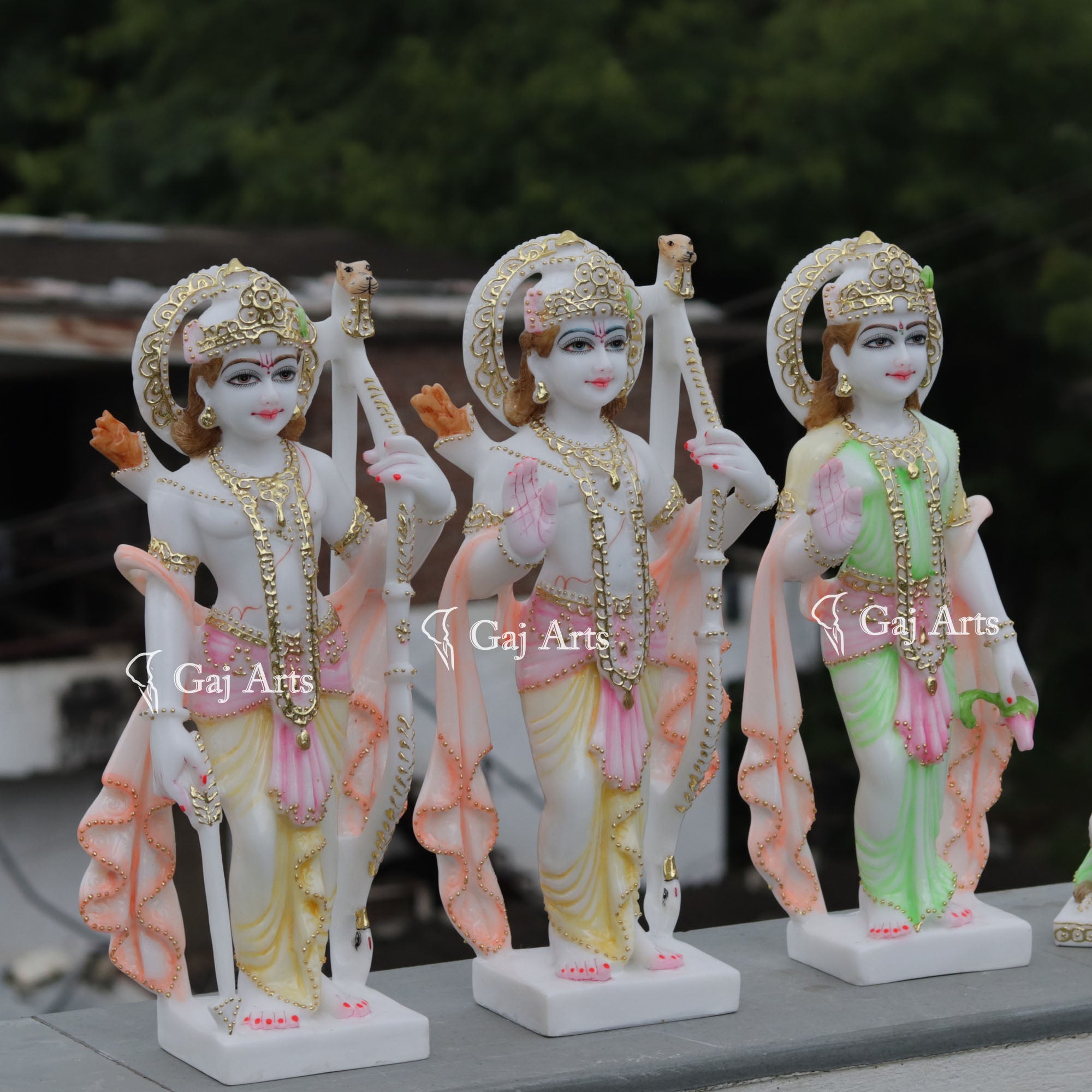 Ethiopia Marble  Ram Jodi Idol | 18 Inch