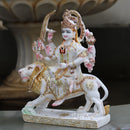 Marble Durga Mata Idol | 18 Inch