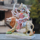 Elegant Durga Maa Marble Idol | 18 Inch