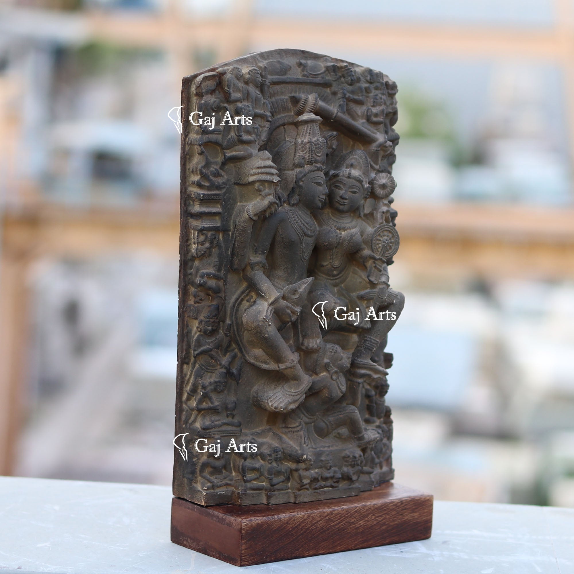 Natural  Quartz Lakshmi Narayan  Murti | 12 Inch