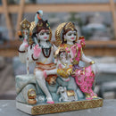 Marble Shiv Parivar Statue | 15 Inch