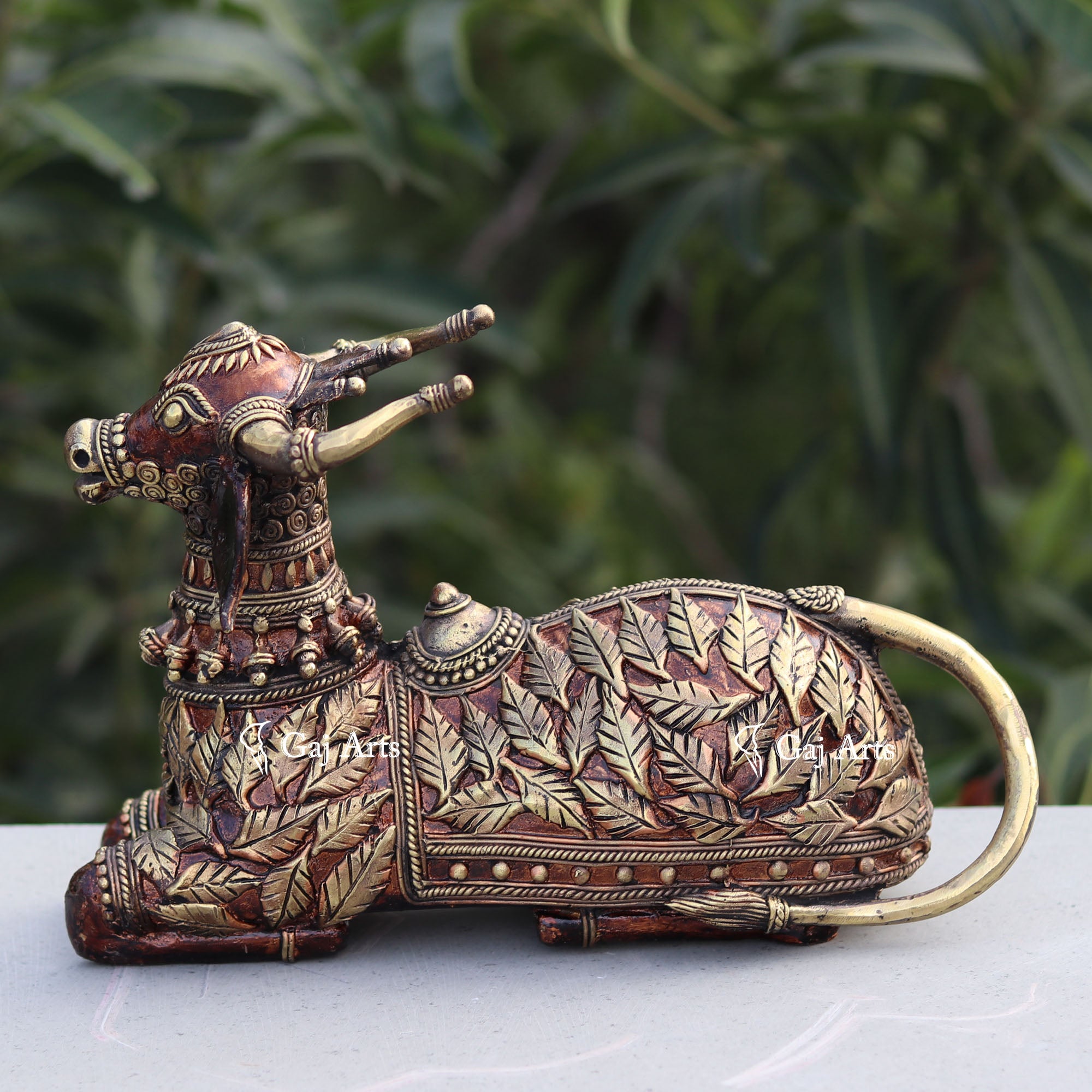 Bastar Dhokra Art Nandi Statue | 11 Inch