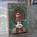Antique Finish Kathakali Wall Panel | 48 Inch
