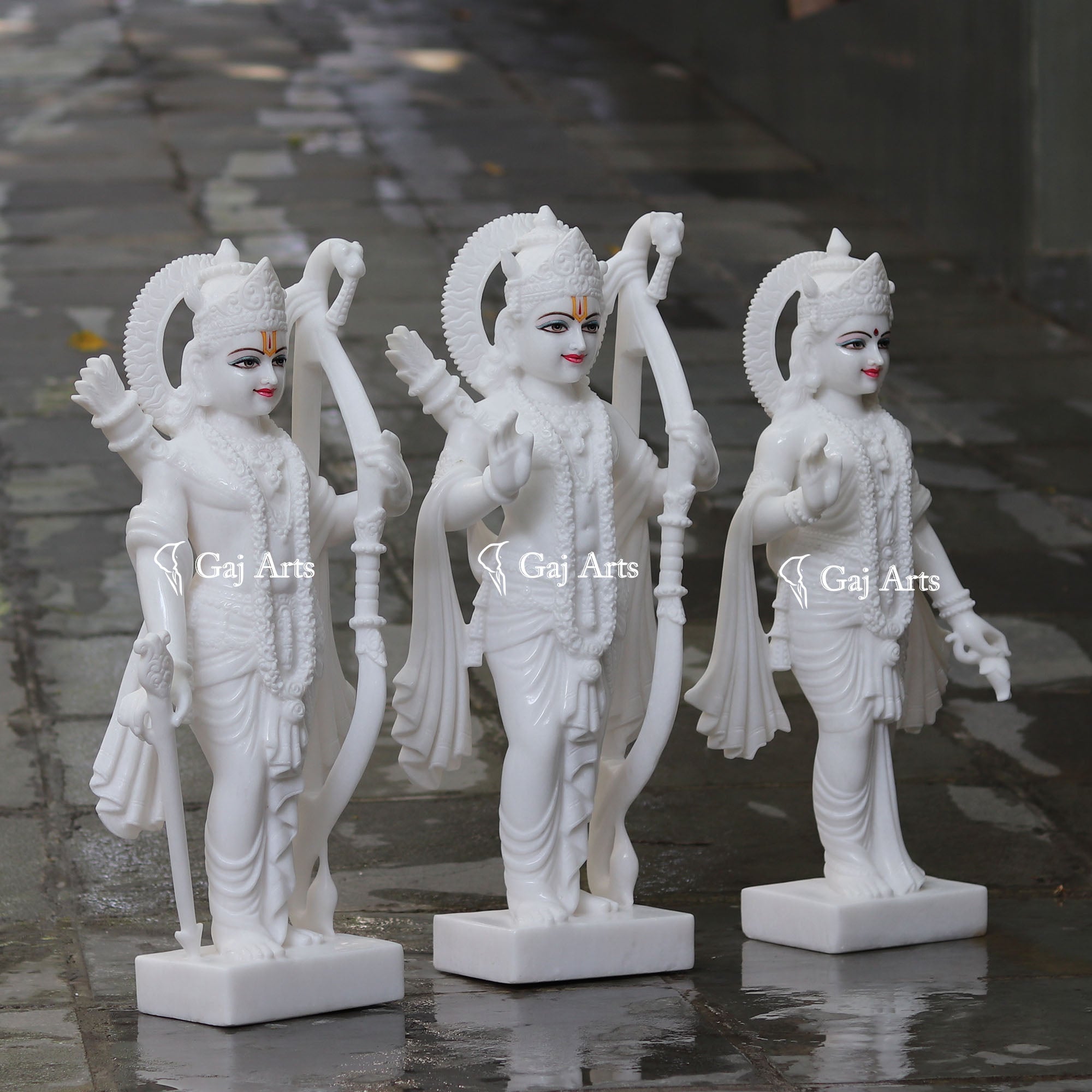 Vietnam Marble Ram Jodi Idol | 30Inch
